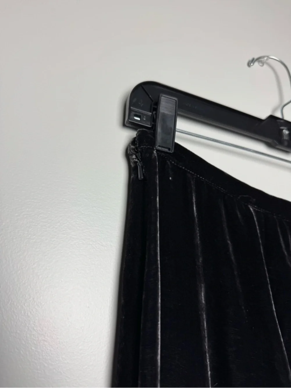 Jigsaw Black Velvet Maxi Skirt